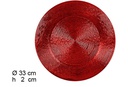 Bajo plato griego rojo 33 cm