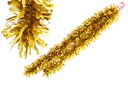 Boa pelo ancho ondulada oro mate 12x180cm