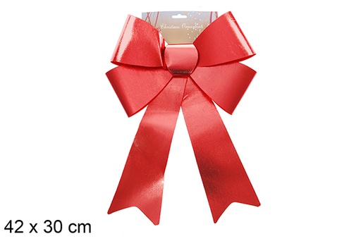 [123052] Luxury red Christmas bow 42x30cm