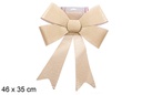 Lazo navidad oro efecto purpurina 46x35cm