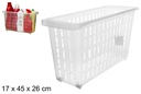 Transparent plastic organizing tray
