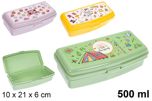 [123151] Boîte à lunch en plastique 500ml