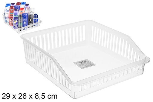 [123157] Bandeja organizadora de plástico transparent