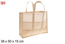 Bolso yute y algodón natural 38x50x15cm