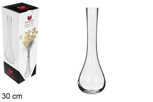 [123241] Albaida glass vase 30 cm