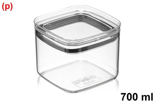 [123252] Multipurpose  plastic container 700ml
