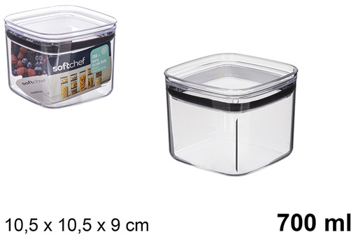 [123252] Multipurpose  plastic container 700ml