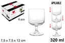 Copa cristal apilable 320 ml