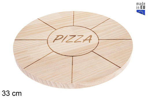 [123287] Plato Pizza madera 33cm