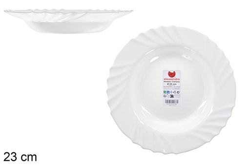 [123310] Clariano deep opal plate 23 cm