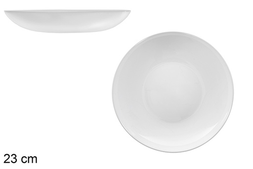 [123313] Plato opal hondo Albaida 23 cm