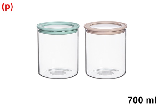[123316] Bote borosilicato tapa cristal multiusos 700 ml