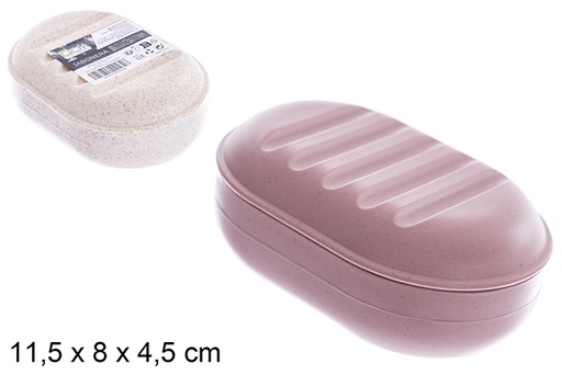 [123335] Jabonera plastico color 11.5x8x4cm