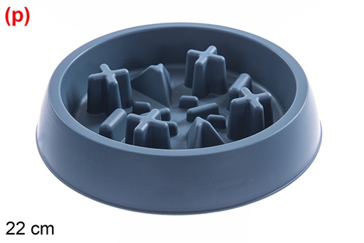 [123346] Comedero plastico para mascota 22 cm