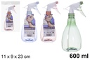 Plastic spray bottle, assorted colors 600 ml