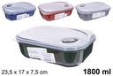 Caja de almacenamiento Luna 1800ml