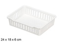 Cesta organizadora blanca Prime A5