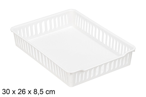 [123454] Cesta organizadora blanca Prime A4