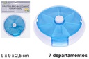 Pastillero redondo giratorio 7 departamentos