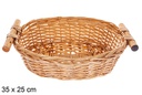 Cesta ovalada miel Vinalma 35x25 cm