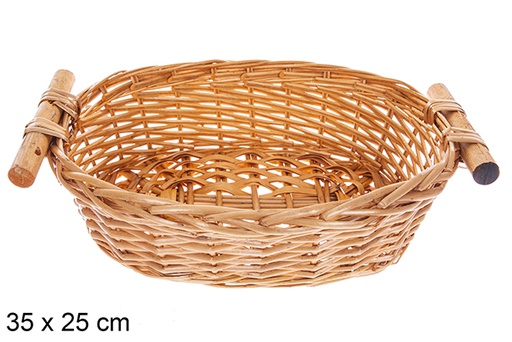 [123583] Vinalma oval honey basket 35x25 cm