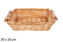 Cesta rectangular miel Vinalma 30x20 cm