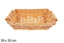 Cesta rectangular bicolor Ravelix 39x30 cm