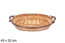 Cesta ovalada bicolor  Taviora 45x32 cm
