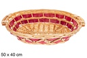 Cesta ovalada bicolor Flior 50x40 cm