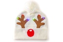 Gorro reno navidad con led