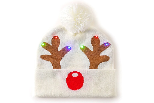 [123743] Christmas reindeer hat with LED