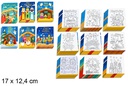 12 dibujos navideños para colorear 17x12.4cm