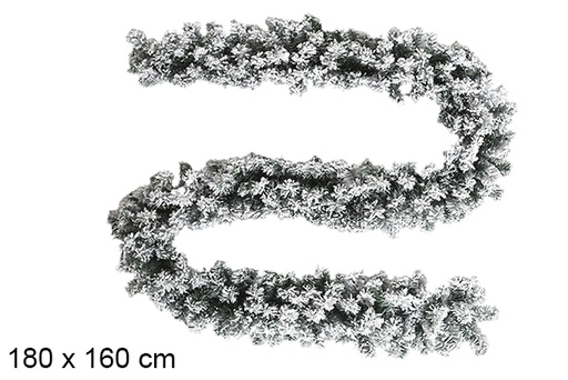 [123816] Ramo decorativo nevado para o Natal, 180x160 cm