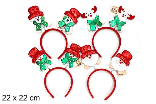 [123829] Assorted Christmas Headbands 22x22 cm