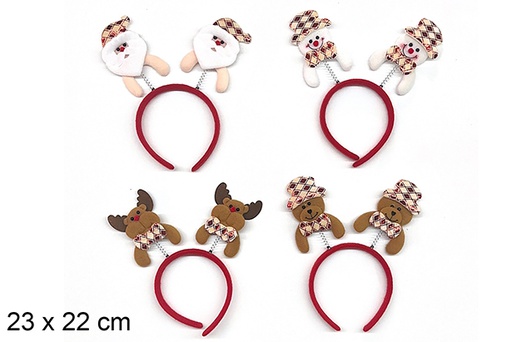 [123840] Assorted Christmas Headbands 23x22 cm