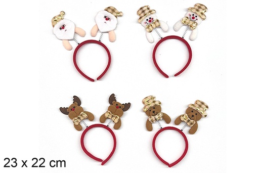 [123842] Assorted Christmas Headbands 23x22 cm
