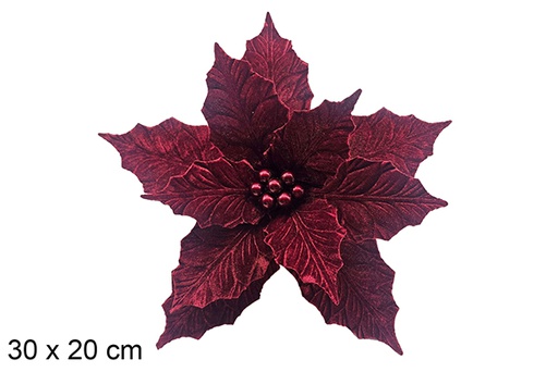 [123869] Red Christmas Flower 30x20 cm