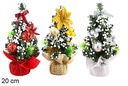 Árbol Navidad base lino 20 cm