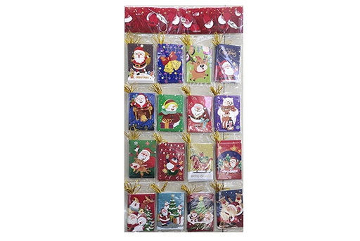 [123886] Pack of 9 assorted Christmas greeting cards