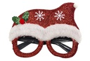 Gafas gorro Navidad 14x12cm
