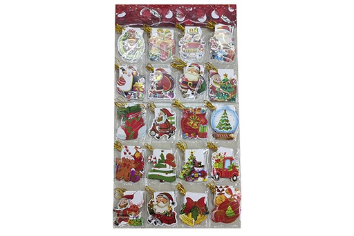 [123890] Pack of 9 assorted Christmas greeting cards