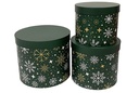 Pack 3 cajas cartón Navidad decorada 23x19.5 cm-3