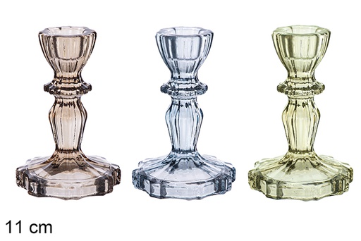 [123987] Portacandele colori caldi 11cm