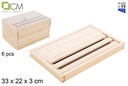 Tabla mixta madera para cortar pan/embutido