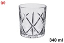 Vaso cristal whisky 340 ml