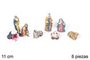 Pack nacimiento y reyes belén 11 cm