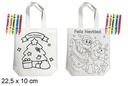 Bolsa navidad para colorear 22.5x10cm