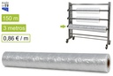 Bobina Tubo Film Transparente 150m, 3000m (ancho) 41 Kg