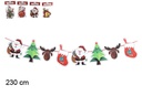 Guirnalda Navidad formas surtidas 230 cm