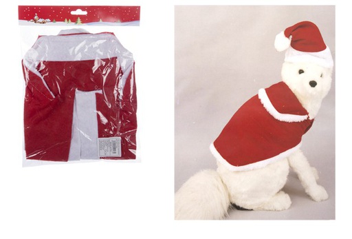 [102217] Costume da Babbo Natale per cani